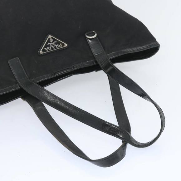 PRADA Tote Bag Nylon Black Auth 66385 - Picture 7 of 16